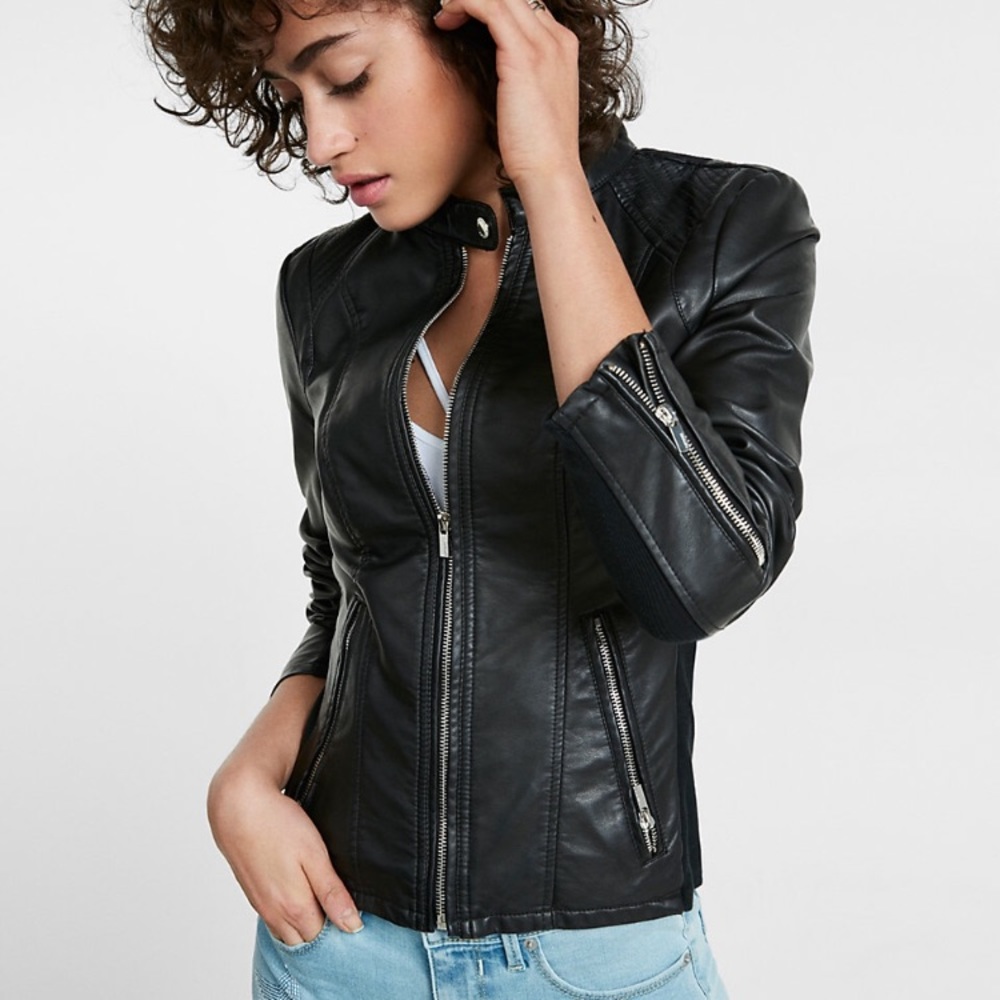 Express Faux Leather Jacket
